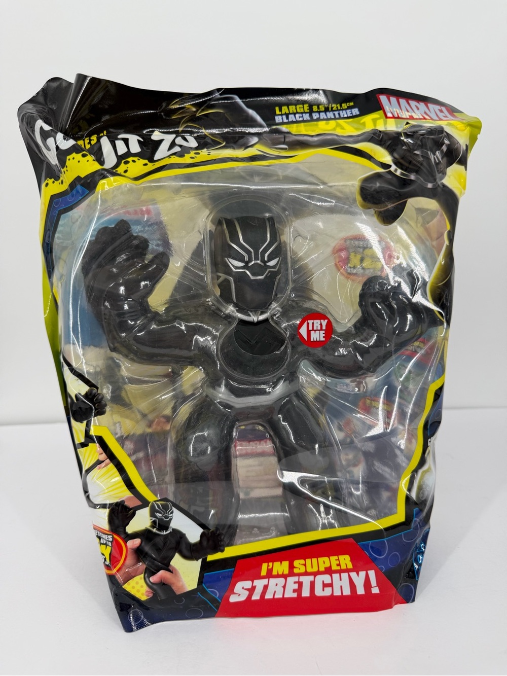Heroes of Goo Jit Zu Marvel Black Panther Action Figure Large 8.5” New LARGE